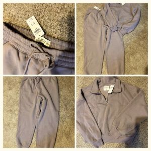 Brand new Abercrombie top&jogger set
